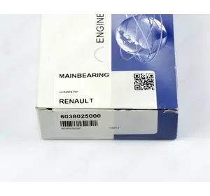 Вкладыши коленчатого вала на Renault Trafic II 2001->2006 1.9dCi+2.0 - NE (Германия) - 6038025000