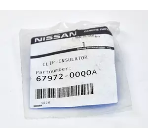 Клипса крепления обшивки / подкрылков на Renault Trafic II 01->2014 — Nissan (Оригинал) - 67972-00Q0A