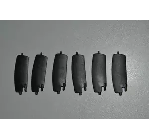 Лепестки обдува дефлектора панели (чёрные, 6 шт) на Renault Trafic 2001-> - (Турция) - 2945000